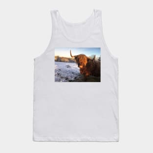 Scottish Highland Cattle Cow 2219 Tank Top